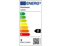 Paulmann Ampoule LED forme de bougie E14 Satinée Blanc chaud 2,6 W