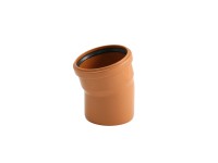 Marley Kanalgrundrohr-Bogen 15° DN 110