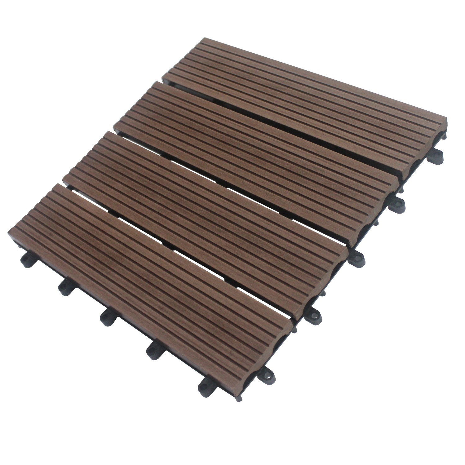 Gartec Klickfliesen WPC Marrone 30 x 30 cm kaufen bei OBI