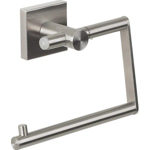 Porta carta igienica Spirella Nyo-Steel Brushed in acciaio inox spazzolato.