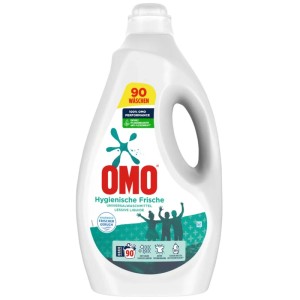 Flacone di detersivo liquido Omo Universal per 90 lavaggi.