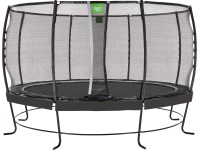 Exit Tappeto elastico Lotus Premium Nero Ø 427 cm