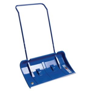 Spazzaneve blu modello ILB-B333, 155x80x11,5 cm, per marciapiedi e vialetti.