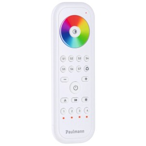 Paulmann Gent 2 Fernbedienung für Smart Home Zigbee 3.0, weiss, zur Steuerung von Leuchten.