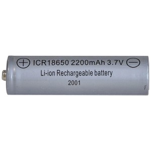 Batteria ricaricabile CR18650, 3.7V Li-Ion per prodotti solari.