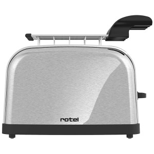 Rotel Handytoaster in acciaio inox, argento e nero, potenza 950 W.