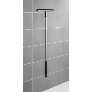 Wenko Rosole lavapavimenti e tergivetro in acciaio inox, finitura lucida. Accessorio bagno per pavimenti asciutti.