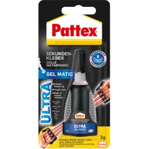 Pattex Ultra Gel 3g: colla universale flessibile e resistente agli urti per riparazioni rapide in casa e in officina.