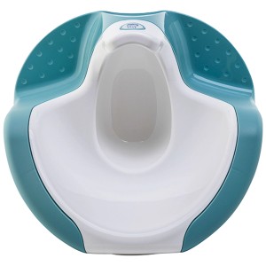 Vaso da notte Rotho Top Xtra turchese con inserto rimovibile per bambini.