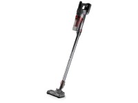 Domo Akku-Staubsauger 2in1 DO1032SV Aluminium Schwarz-Rot