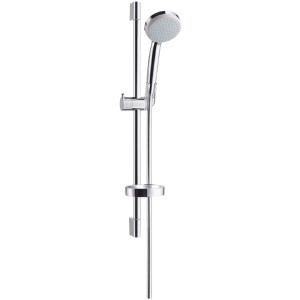 Set doccia Hansgrohe Croma 100 Vario con doccetta, asta e flessibile.