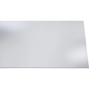 Lastra in vetro acrilico trasparente, 0,2 cm di spessore, 50x25 cm, ideale per progetti di bricolage.