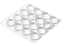 Hettich Anschlagpuffer selbstklebend Ø 11 x 5 mm Transparent 16 Stk.