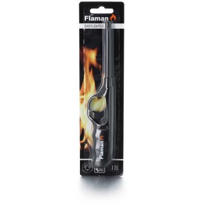 Allume-gaz Flaman Easylighter, allume-barbecue rechargeable avec sécurité enfant.
