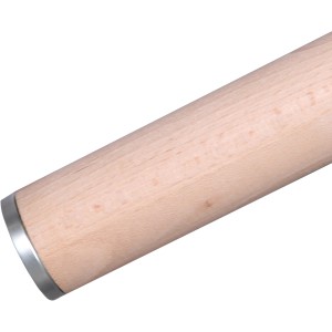 Embout en aluminium pour main courante en bois (Ø 4 cm), lot de 2 pour une finition propre.