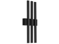 Telefunken Graz Éclairage extérieur à LED 3 ampoules Noir 4 W