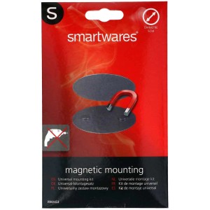 Fixation magnétique RMAG3 pour détecteurs de fumée, Ø 5cm, installation facile sans perçage.