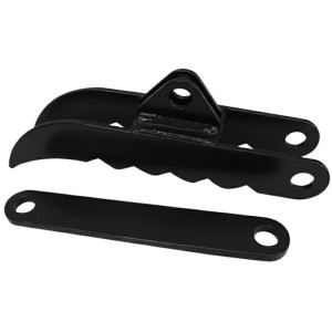 Pollice per escavatore Güde per mini escavatore GMB 860B in acciaio, accessorio per macchine edili.