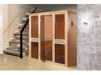 Weka Elementsauna Kaarina 2 Sparset Glastür Kompakt 5,4 kW