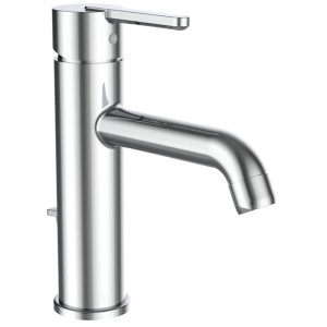 Miscelatore monocomando per lavabo Laufen Lua con valvola scaricocromato13,5 cm