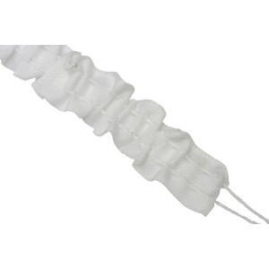 Nastro universale per tende Gardinia, bianco, 10 m, per binari per tende. Per arricciare facilmente le tende.