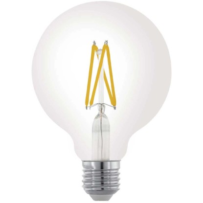 Eglo LED-Leuchtmittel Glas klar E27 / G95 / 7,5 W / 2'700 K