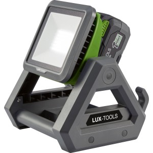 LUX Faro da lavoro a batteria 1PowerSystem A-AL-20 Solo, a batteria, con maniglia e testa orientabile.