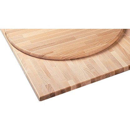 OBI Plateau de table Hêtre Ø 80 cm / ép. 28 mm