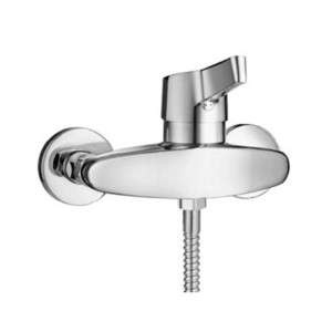 Miscelatore monocomando per doccia Similor Swap cromato con flessibile doccia.
