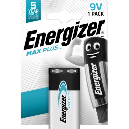 Energizer Max Plus-Batterie 9V E-Block 1 Stk.