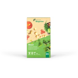 Packung Biosol Universaldünger 1 kg für den Bio-Garten.