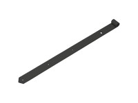 Ladenband Stahl Schwarz mit Bolzenaufnahme 600 x 45 mm / Ø 14,5 mm Ladenband Stahl Schwarz mit Bolzenaufnahme 600 x 45 mm / Ø 14,5 mm