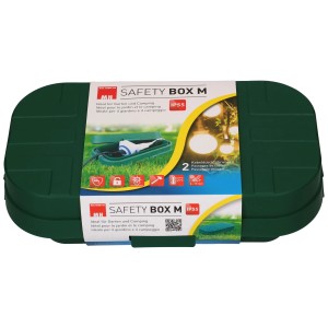 Boîte de câble verte taille M, IP55, pour usage extérieur. Boîte étanche pour connexions électriques.