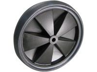 Doerner+Helmer PVC-Rad Rillenprofil 150x38 mm Ø 150 mm PVC schwarz Rad