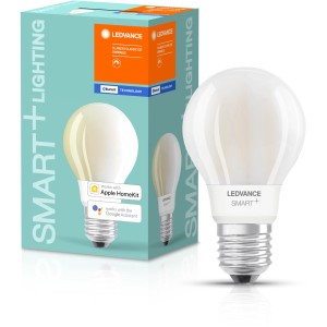 Lampadina LED Bluetooth Ledvance Smart+, forma a bulbo classico, filamento, opaca, E27, 11W. Illuminazione smart per la tua casa.