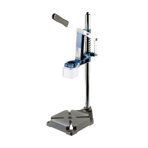 LUX Bohrständer DL 110: Robuster Bohrständer mit Grauguss-Platte und Tiefenstopp.