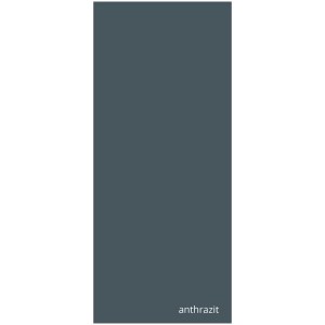 Pannello doccia Breuer antracite, 90x210 cm, in alluminio composito per bagno e cucina.