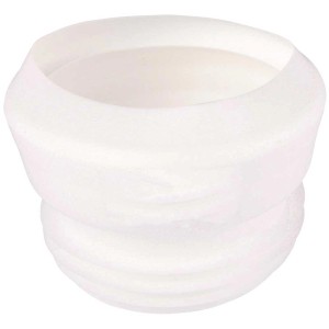 Raccord WC blanc Ø 90 mm pour WC au sol et suspendus.