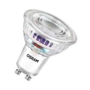 Ampoule LED Osram GU10 forme réflecteur, 2W, 360lm, 5,4x5cm.