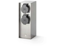 Schönenberger Energiesäule Edelstahl 4 x T13 (HxBxT) 23 x 13 x 8,5 cm