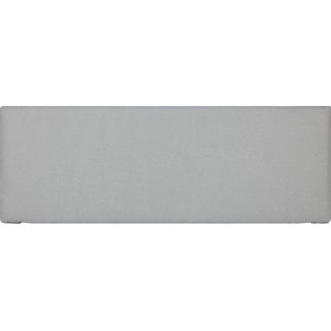 Coussin d'assise gris clair pour banc de jardin Sheridon. Housse en polyester lavable.