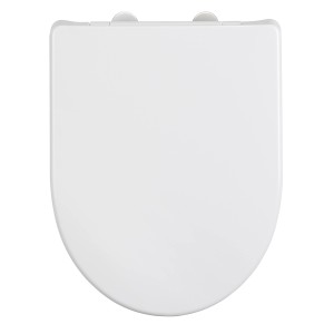 Wenko Sindia sedile WC, duroplast, bianco, con chiusura ammortizzata e fissaggi in acciaio inox.