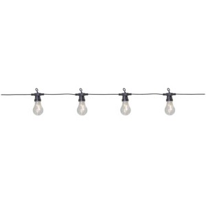 Guirlande lumineuse Star Trading Circus avec LED à filament blanc chaud pour extérieur, longueur totale 13,5 m.