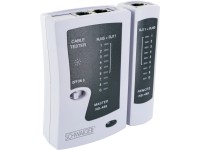 Schwaiger® Netzwerkkabeltester Weiss Schwaiger® Netzwerkkabeltester Weiss