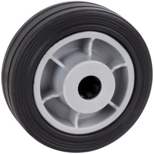 Graues Doerner + Helmer Ersatzrad, Ø 8 cm, für Rollen und Räder.