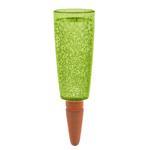 Figurine d'arrosage Scheurich Copa M Green, 150ml, pour l'irrigation des plantes intérieures et extérieures.