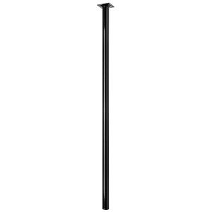 Gamba per tavolo Hettich nera, alta 900 mm, diametro 30 mm. Gamba per mobili per interni.