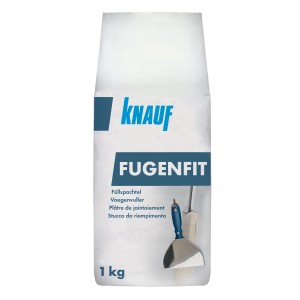 Knauf Fugenfit 1 kg: Stucco per pareti e soffitti, ideale per riempire fori in interni.