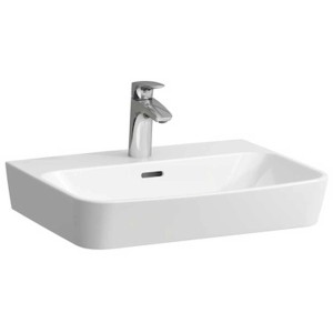 Lavabo Laufen Moderna R, 54x43,5 cm, blanc, avec trou de robinet pour lavabos individuels.