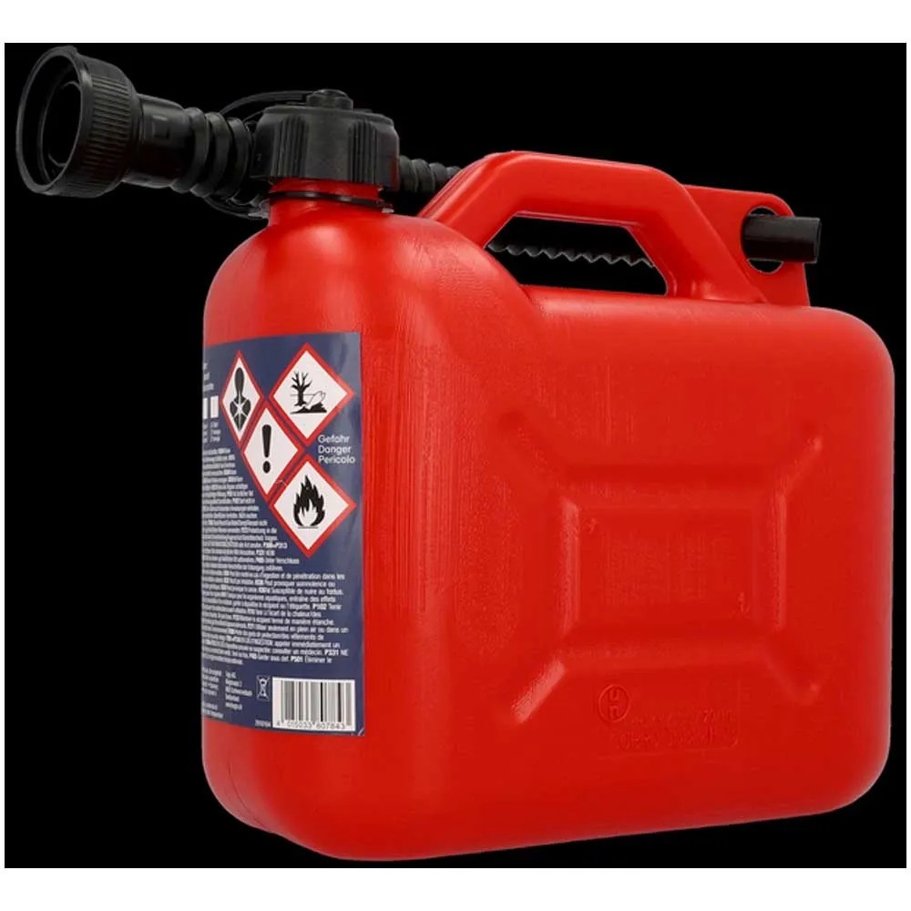 Arkai Tanica Per Benzina In Miniatura Con Supporto, Colore Argento, Modello Da Collezione O Arredamento, Dimensioni 2,8 X 3,9 Cm - 3
